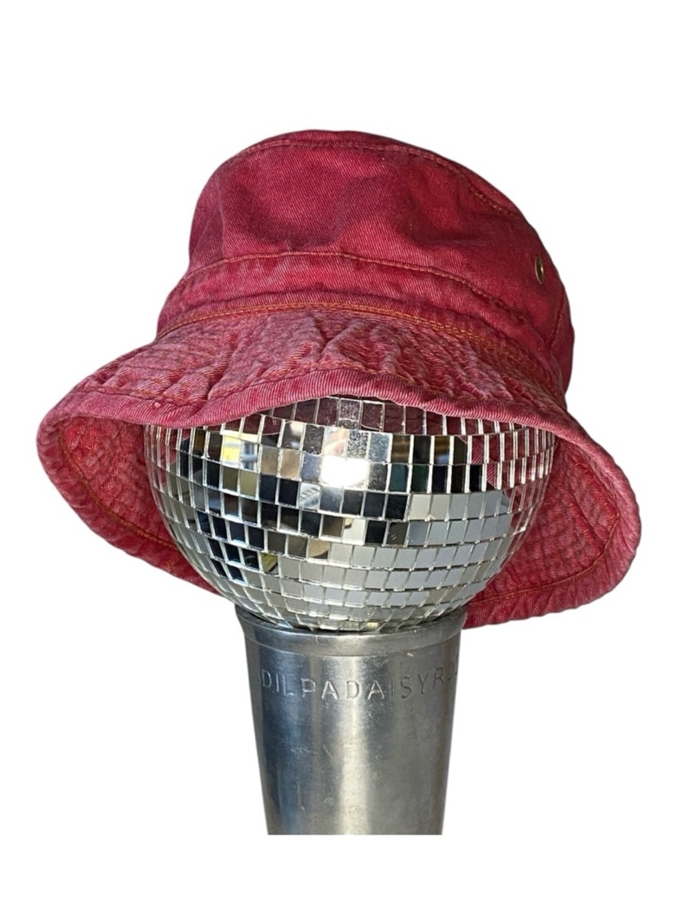 GAP Faded Red Cotton Bucket Hat S/M